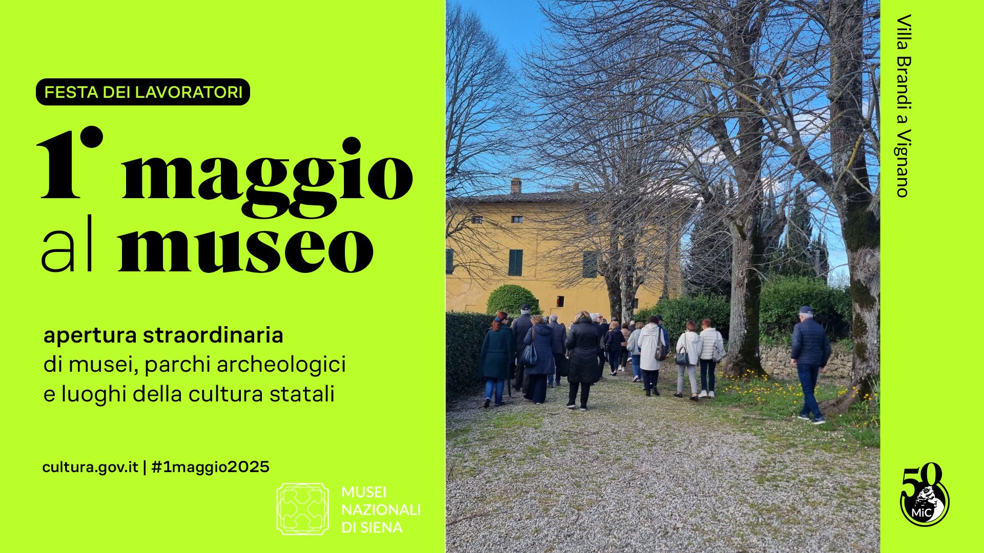 1 Maggio 2025: Villa Brandi